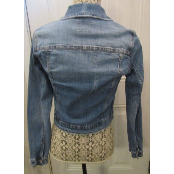 I&M Jean Jacket Medium Wash Denim Retail $68 NWT Size S - Picture 7 of 10